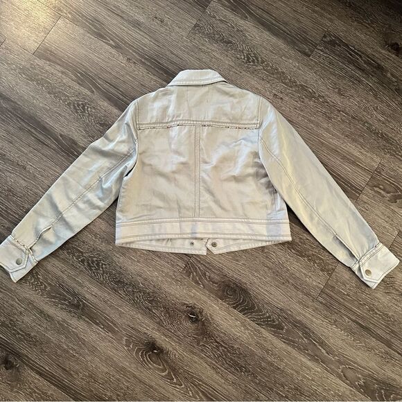 Anthropologie Piped Trucker Jacket - Picture 10 of 10